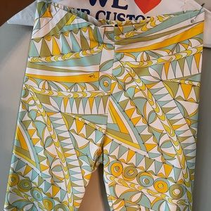 Emilio Pucci Bandierine Print Cycling Shorts